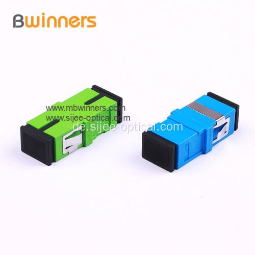 Green SC PC Simplex Duplex Glasfaseradapter